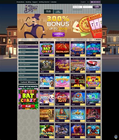 mr james casino en ligne Die besten Online Casinos 2023